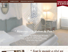 Tablet Screenshot of lamaisonduport.fr